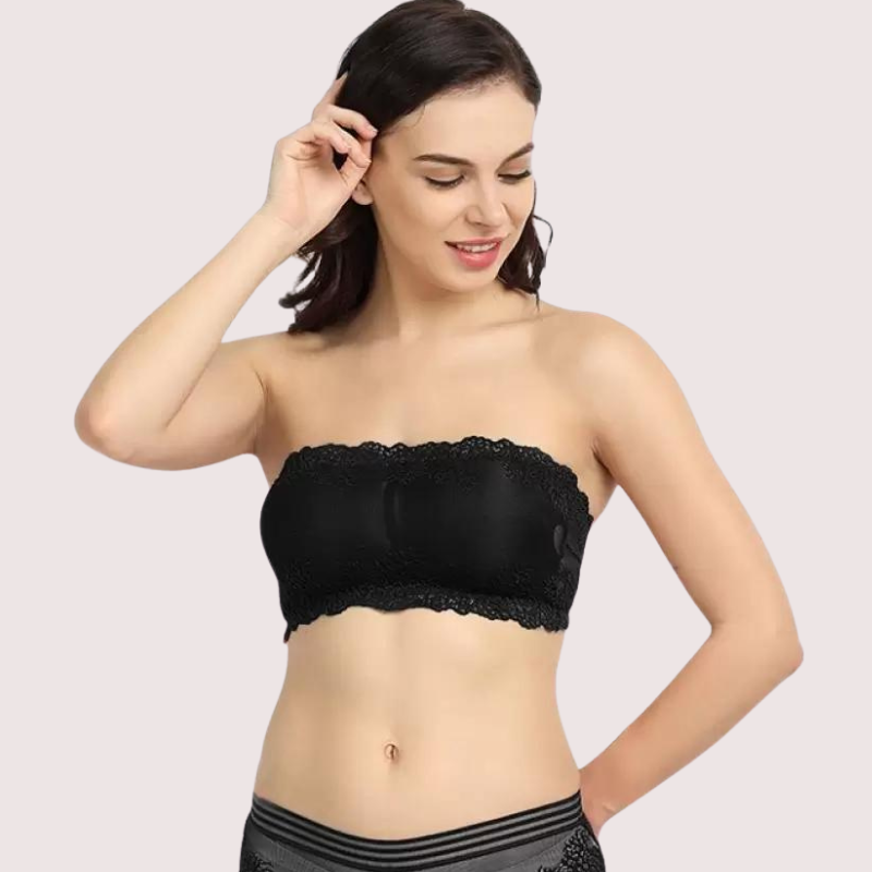 Soft and Stretchable Wirefree Tube Top Bra for Comfort - Pionie