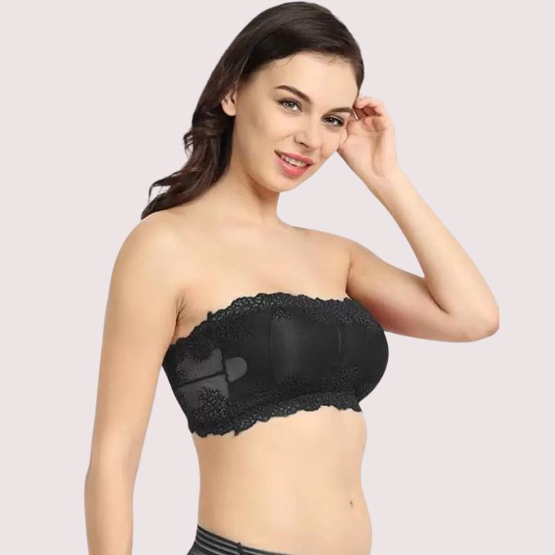 Soft and Stretchable Wirefree Tube Top Bra for Comfort - Pionie