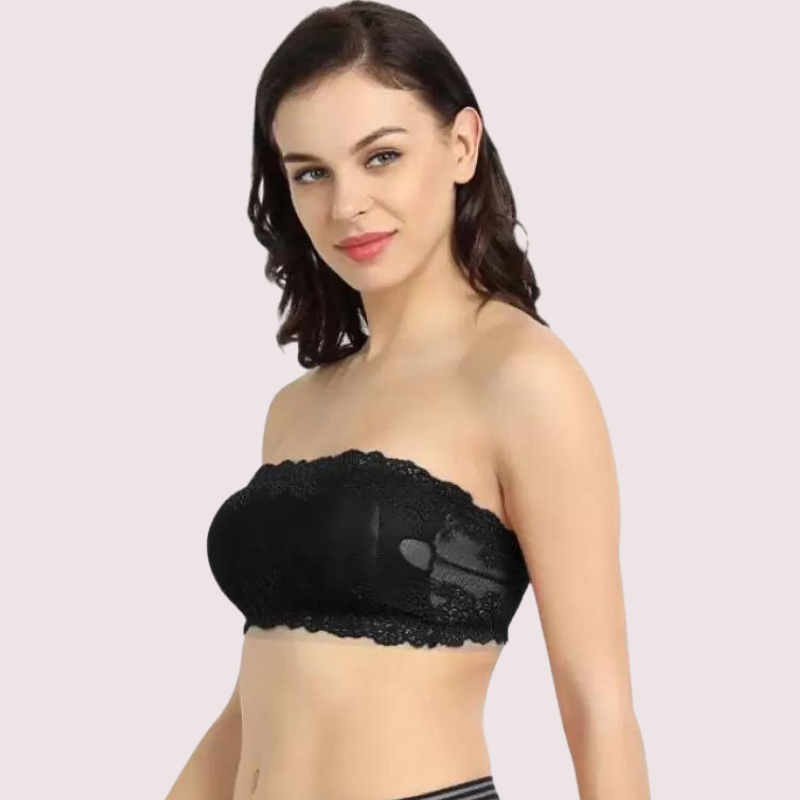 Soft and Stretchable Wirefree Tube Top Bra for Comfort - Pionie