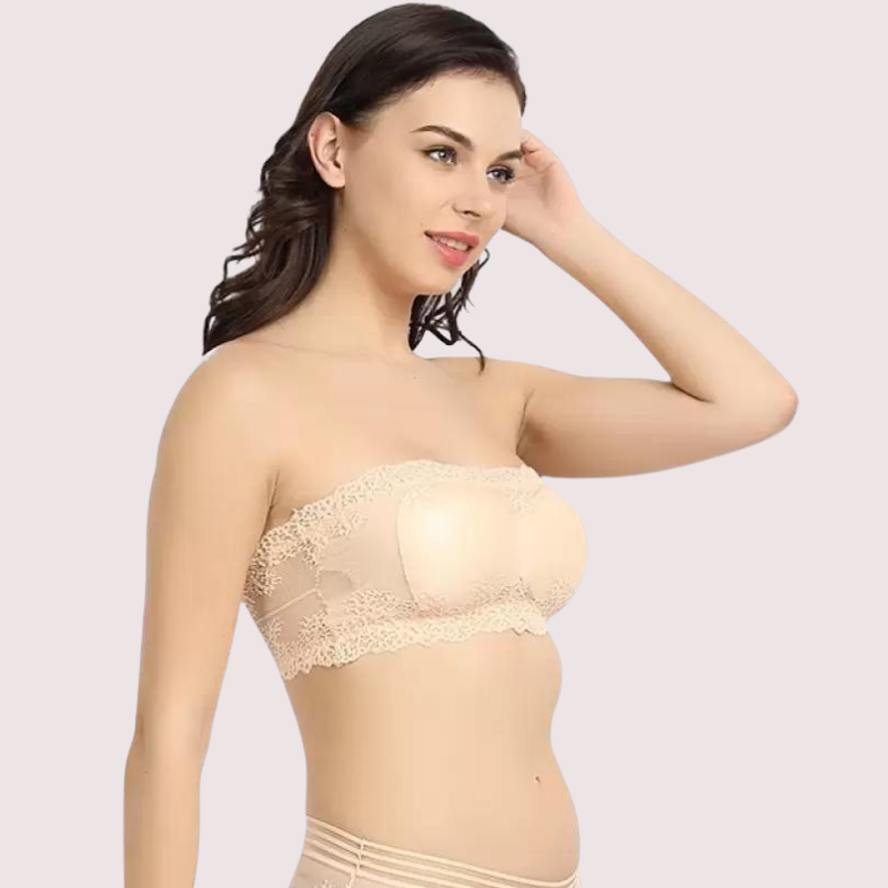 Wirefree and Stretchable Tube Bra for Ultimate Comfort - Pionie