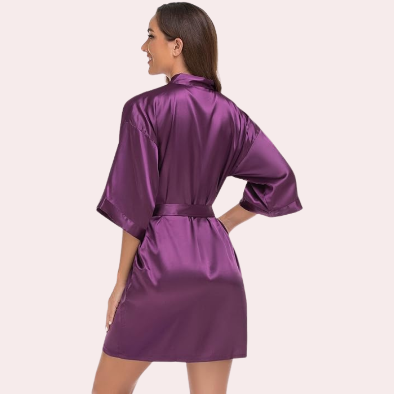 Lavish Silk Robe, Perfect for Evening Soirées - Pionie