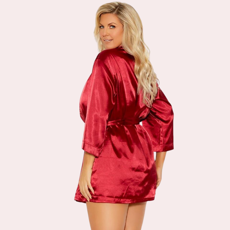 Exquisite Silk Robe for Women's Sensual Nights - Pionie