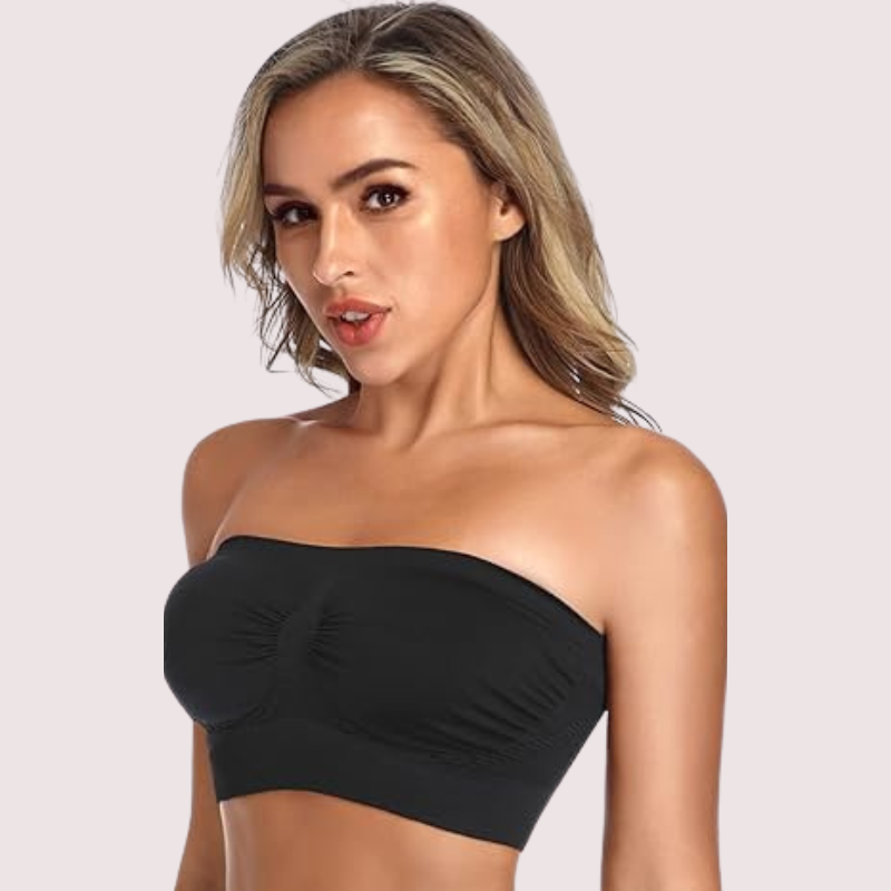 2-Pack of Non-Padded Strapless Tube Bras - Pionie