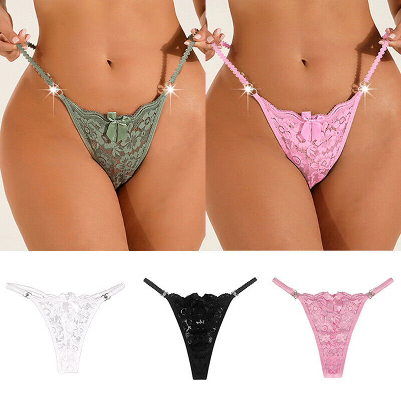 Assorted Colors Lace G-String Pack of 4 - Pionie