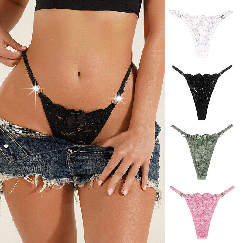 Assorted Colors Lace G-String Pack of 4 - Pionie