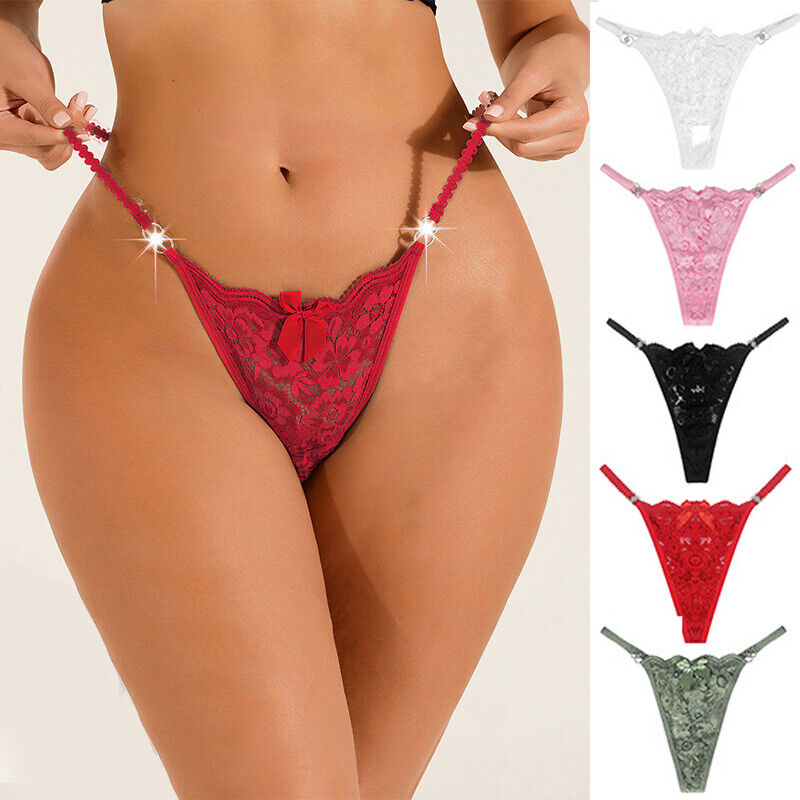 Assorted Colors Lace G-String Pack of 4 - Pionie