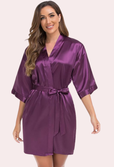 Lavish Silk Robe, Perfect for Evening Soirées - Pionie