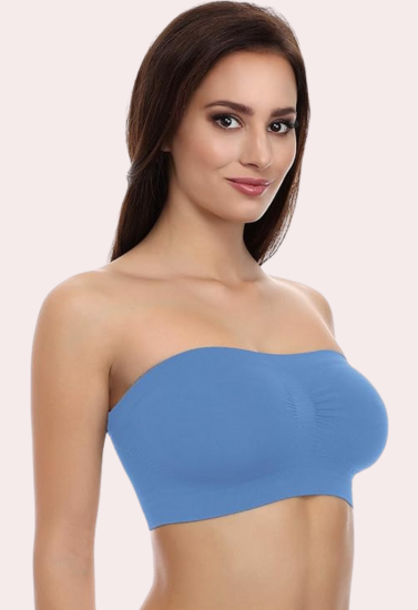 2 Tube Bandeau Bra Tops for Fashionable Women - Pionie