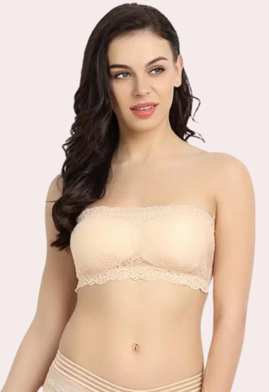 Wirefree and Stretchable Tube Bra for Ultimate Comfort - Pionie