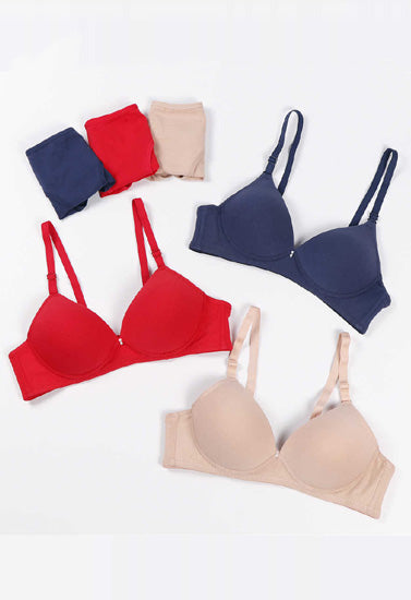 Pack of 3 Female Seamless Padded wire free Bra - Pionie